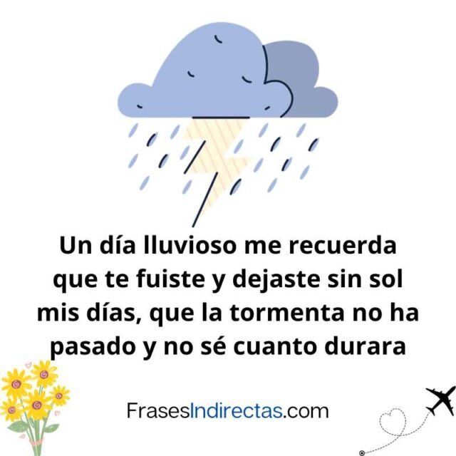 48 Frases románticas de la lluvia Frases Indirectas